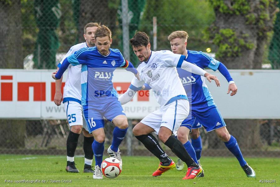 Christian Dan, Simon Schmidt, 13.04.2017, Würzburg, Bayernliga Nord, SV Viktoria Aschaffenburg, Würzburger FV - Bild-ID: 2184211