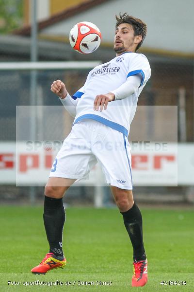 Christian Dan, 13.04.2017, Würzburg, Bayernliga Nord, SV Viktoria Aschaffenburg, Würzburger FV - Bild-ID: 2184214