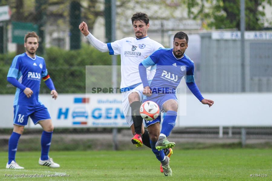 Christian Dan, Zamir Daudi, 13.04.2017, Würzburg, Bayernliga Nord, SV Viktoria Aschaffenburg, Würzburger FV - Bild-ID: 2184226