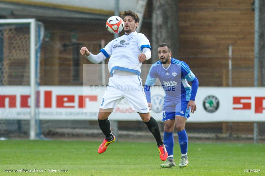 Zamir Daudi, Christian Dan, 13.04.2017, Würzburg, Bayernliga Nord, SV Viktoria Aschaffenburg, Würzburger FV - Bild-ID: 2184229
