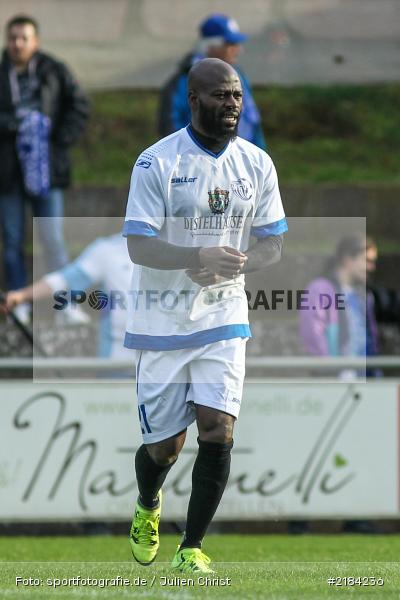 Joseph Mensah, 13.04.2017, Würzburg, Bayernliga Nord, SV Viktoria Aschaffenburg, Würzburger FV - Bild-ID: 2184236