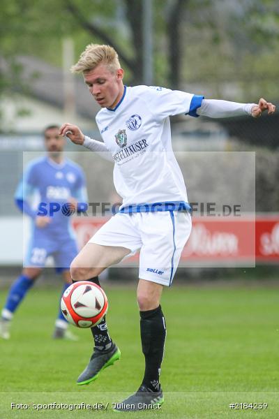 Nicolas Engelking, 13.04.2017, Würzburg, Bayernliga Nord, SV Viktoria Aschaffenburg, Würzburger FV - Bild-ID: 2184239