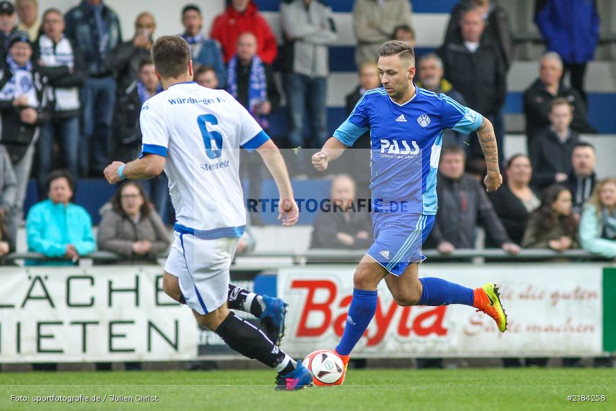 Björn Schnitzer, 13.04.2017, Würzburg, Bayernliga Nord, SV Viktoria Aschaffenburg, Würzburger FV - Bild-ID: 2184258
