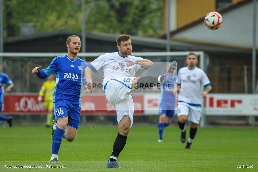 Janis Häuser, Christian Steinmetz, 13.04.2017, Würzburg, Bayernliga Nord, SV Viktoria Aschaffenburg, Würzburger FV - Bild-ID: 2184260