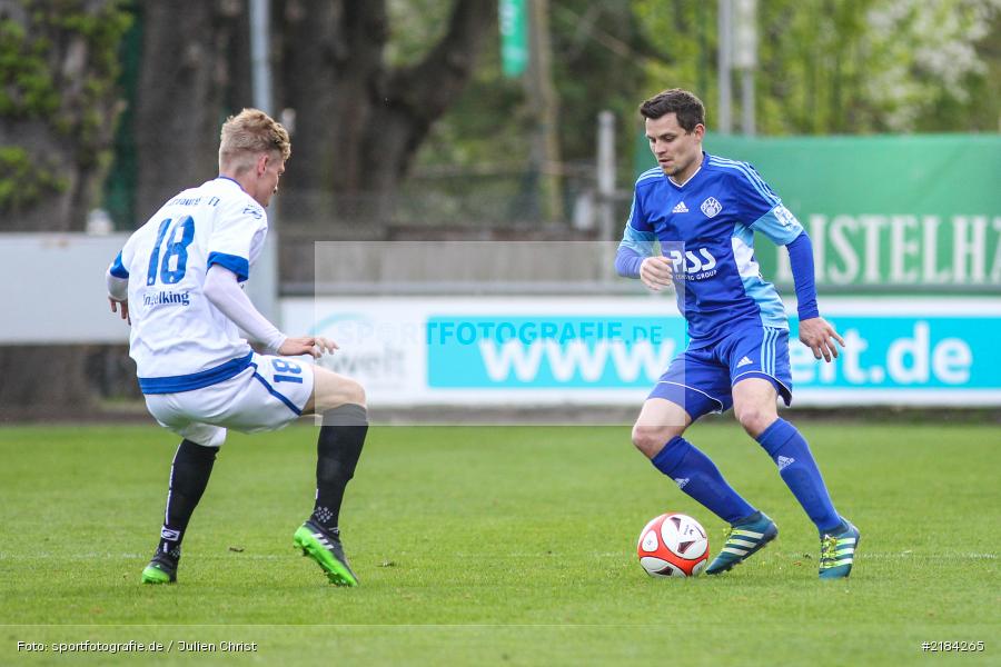 Daniel Cheron, Nicolas Engelking, 13.04.2017, Würzburg, Bayernliga Nord, SV Viktoria Aschaffenburg, Würzburger FV - Bild-ID: 2184265 Daniel Cheron, Nicolas Engelking, 13.04.2017, Würzburg, Bayernliga Nord, SV Viktoria Aschaffenburg, Würzburger FV - Bild-ID: 2184265