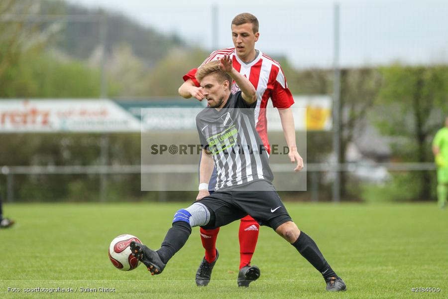 Simon Frauhammer, Philipp Gößwein, 15.04.2017, Kreisliga Würzburg, FC Wiesenfeld-Halsbach, TSV Retzbach - Bild-ID: 2184506
