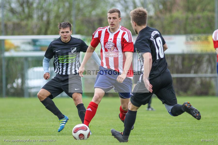 Philipp Gößwein, Simon Frauhammer, 15.04.2017, Kreisliga Würzburg, FC Wiesenfeld-Halsbach, TSV Retzbach - Bild-ID: 2184537