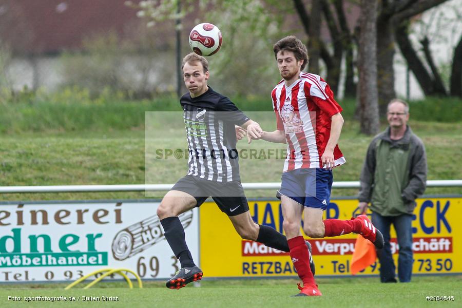 Michael Weyer, Sebastian Pröstler, 15.04.2017, Kreisliga Würzburg, FC Wiesenfeld-Halsbach, TSV Retzbach - Bild-ID: 2184545