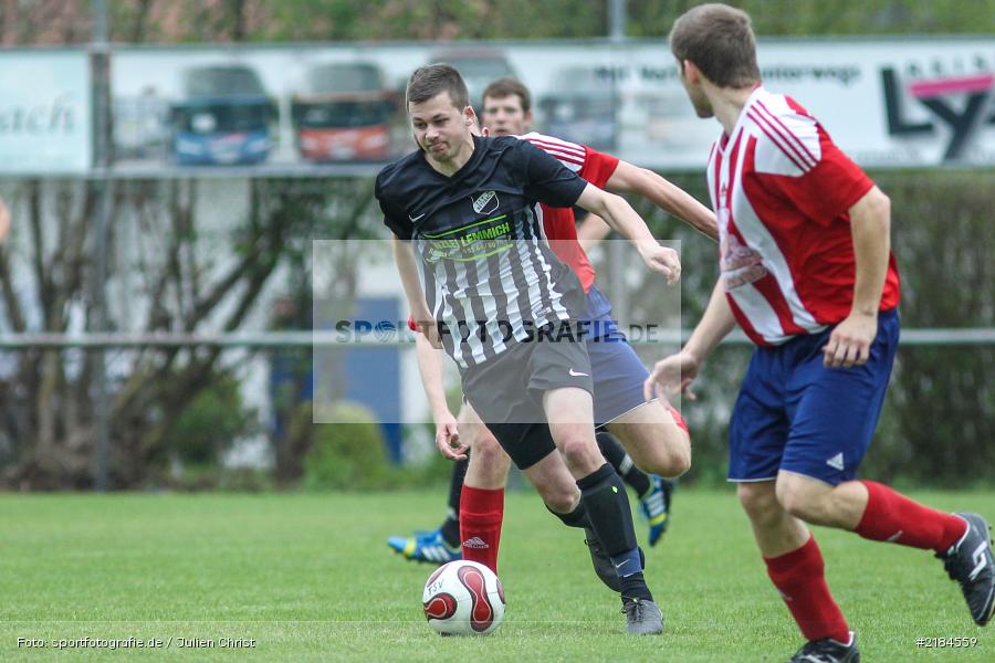 Andreas Schmitt, Tobias Hehrlein, 15.04.2017, Kreisliga Würzburg, FC Wiesenfeld-Halsbach, TSV Retzbach - Bild-ID: 2184559