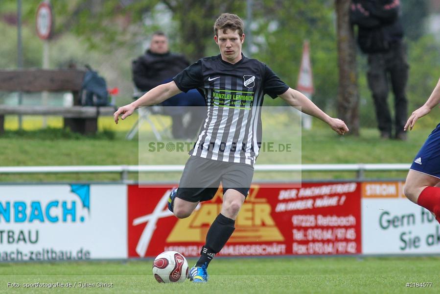 Marco Schrenker, 15.04.2017, Kreisliga Würzburg, FC Wiesenfeld-Halsbach, TSV Retzbach - Bild-ID: 2184577