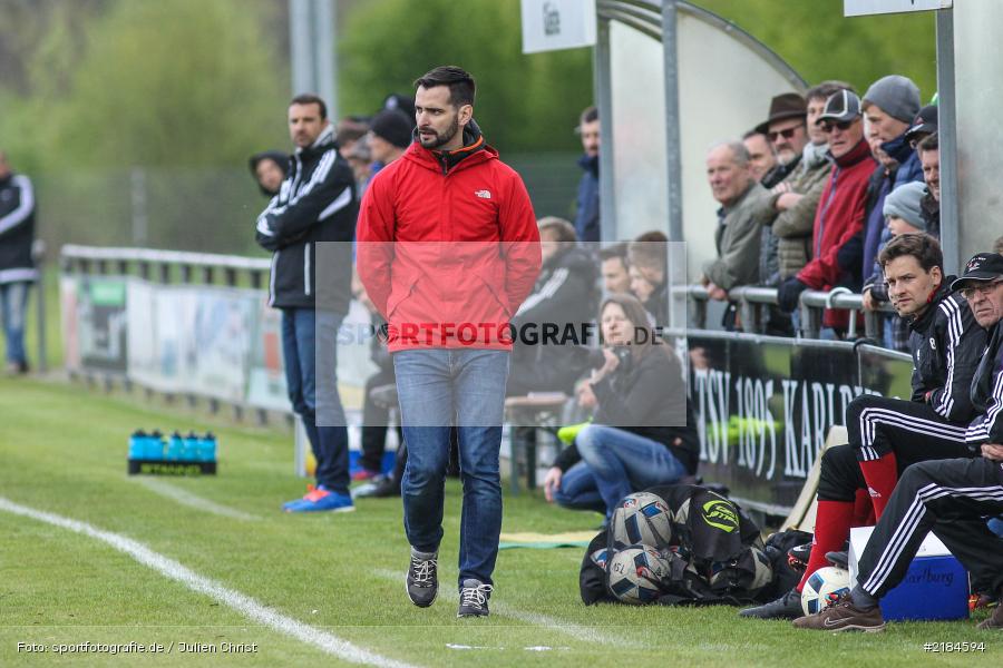 Stefan Rudolph, 22.04.2017, Landesliga Nordwest, SpVgg Jahn Forchheim, TSV Karlburg - Bild-ID: 2184594