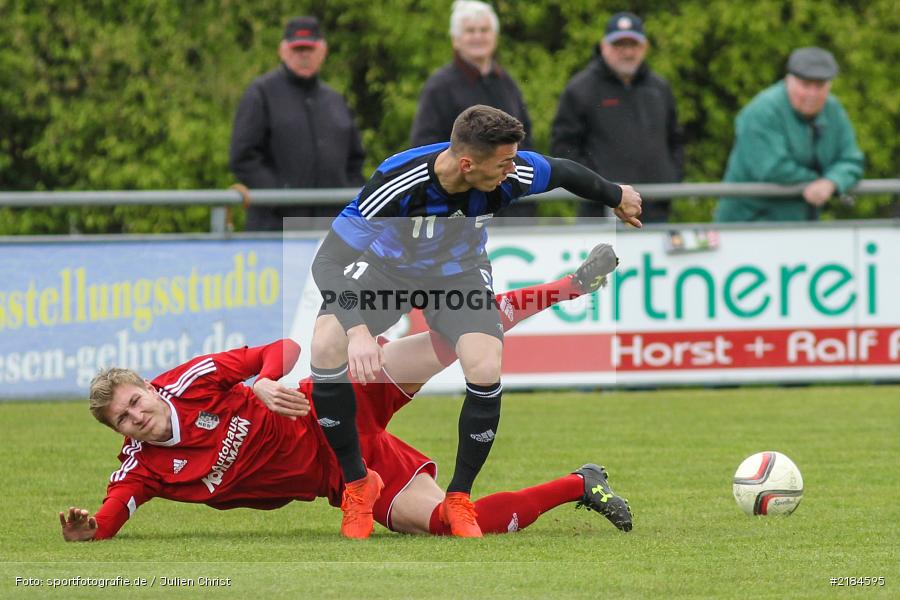 Marco Schiebel, David Mai, 22.04.2017, Landesliga Nordwest, SpVgg Jahn Forchheim, TSV Karlburg - Bild-ID: 2184595