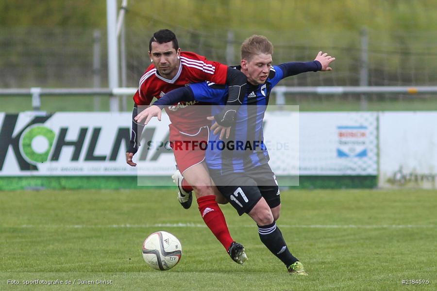 Johan Brahimi, Sven Wieczorek, 22.04.2017, Landesliga Nordwest, SpVgg Jahn Forchheim, TSV Karlburg - Bild-ID: 2184596