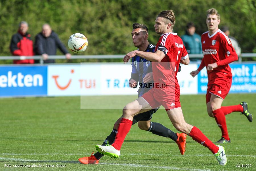 Marvin Schramm, David Mai, 22.04.2017, Landesliga Nordwest, SpVgg Jahn Forchheim, TSV Karlburg - Bild-ID: 2184597