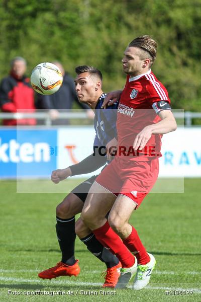 David Mai, Marvin Schramm, 22.04.2017, Landesliga Nordwest, SpVgg Jahn Forchheim, TSV Karlburg - Bild-ID: 2184599