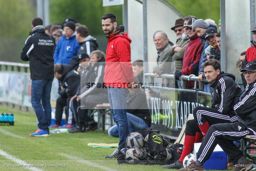 Stefan Rudolph, 22.04.2017, Landesliga Nordwest, SpVgg Jahn Forchheim, TSV Karlburg - Bild-ID: 2184600