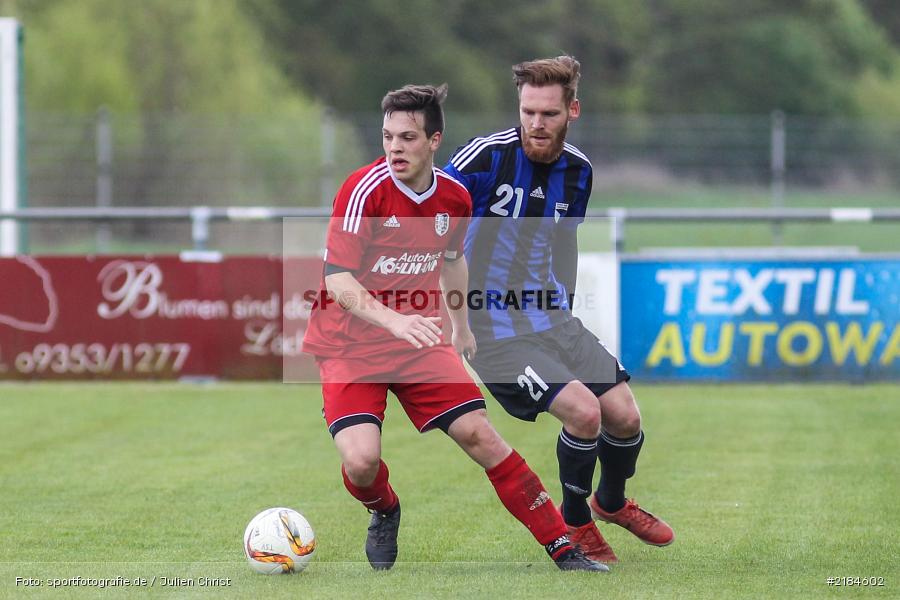 Richard Steiner, Marcel Frank, 22.04.2017, Landesliga Nordwest, SpVgg Jahn Forchheim, TSV Karlburg - Bild-ID: 2184602