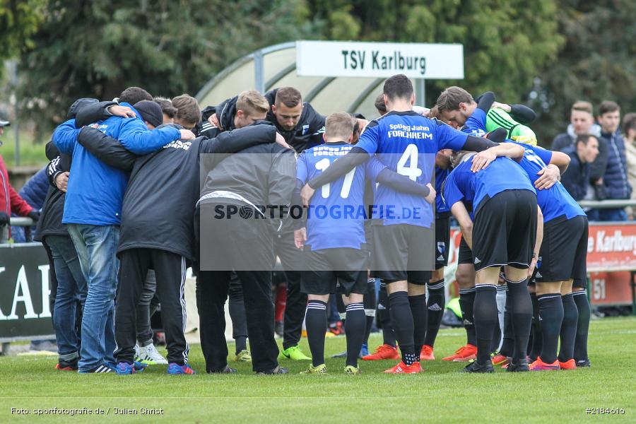 Mannschaftskreis, 22.04.2017, Landesliga Nordwest, SpVgg Jahn Forchheim, TSV Karlburg - Bild-ID: 2184616