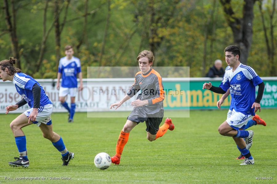 Tim Hofbauer, 22.04.2017, Bezirksoberliga U19, (SG) FC Hösbach, JFG Kreis Karlstadt - Bild-ID: 2184651