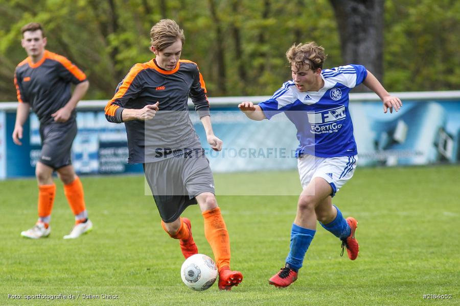 Janik Simon, Tim Hofbauer, 22.04.2017, Bezirksoberliga U19, (SG) FC Hösbach, JFG Kreis Karlstadt - Bild-ID: 2184652