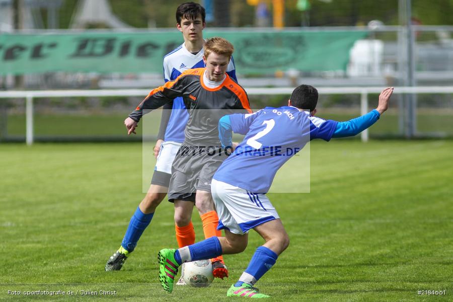Semih Cagtas, Andreas Eichenseer, 22.04.2017, Bezirksoberliga U19, (SG) FC Hösbach, JFG Kreis Karlstadt - Bild-ID: 2184661
