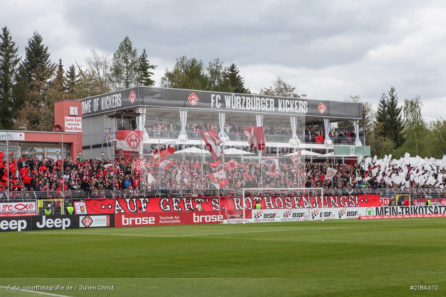 23.04.2017, flyeralarm Arena, 2. Bundesliga, 1. FC Nürnberg, FC Würzburger Kickers - Bild-ID: 2184670
