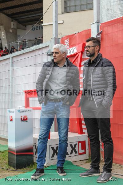 Andreas Bornemann, Michael Köllner, 23.04.2017, flyeralarm Arena, 2. Bundesliga, 1. FC Nürnberg, FC Würzburger Kickers - Bild-ID: 2184677 Andreas Bornemann, Michael Köllner, 23.04.2017, flyeralarm Arena, 2. Bundesliga, 1. FC Nürnberg, FC Würzburger Kickers - Bild-ID: 2184677