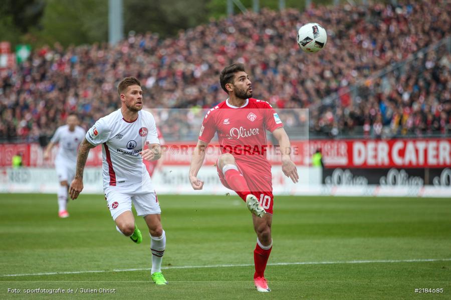 Nejmeddin Daghfous, 23.04.2017, flyeralarm Arena, 2. Bundesliga, 1. FC Nürnberg, FC Würzburger Kickers - Bild-ID: 2184685 Nejmeddin Daghfous, 23.04.2017, flyeralarm Arena, 2. Bundesliga, 1. FC Nürnberg, FC Würzburger Kickers - Bild-ID: 2184685