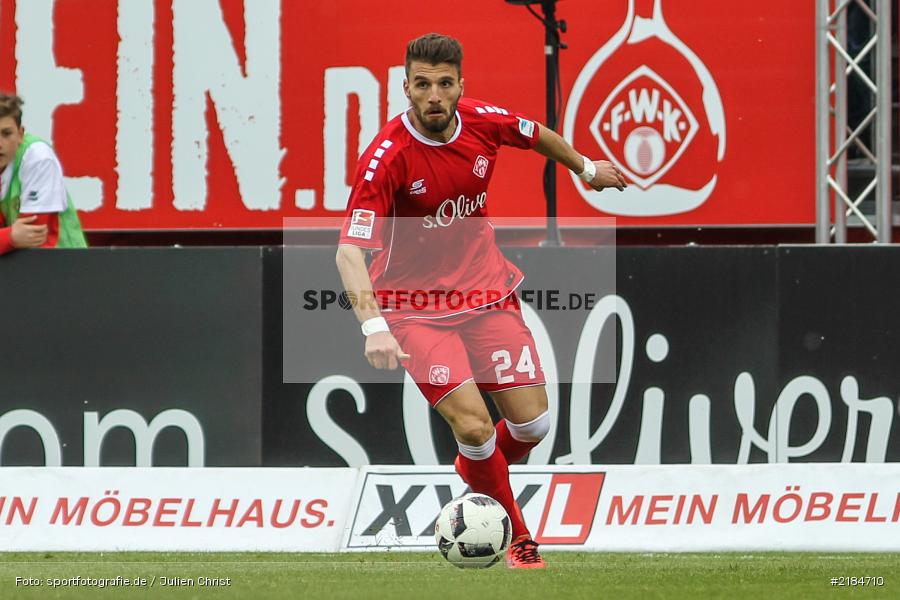 Valdet Rama, 23.04.2017, flyeralarm Arena, 2. Bundesliga, 1. FC Nürnberg, FC Würzburger Kickers - Bild-ID: 2184710