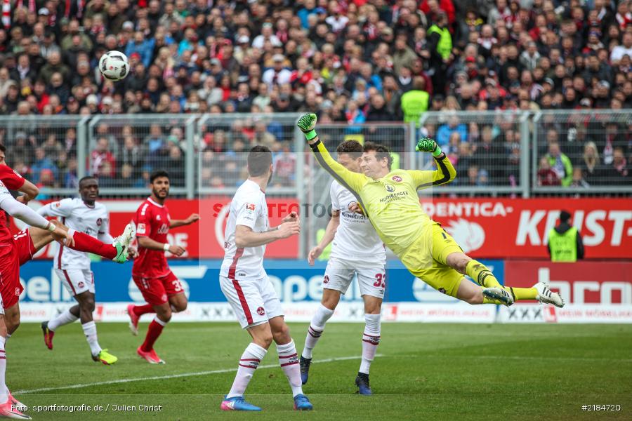 Raphael Schäfer, 23.04.2017, flyeralarm Arena, 2. Bundesliga, 1. FC Nürnberg, FC Würzburger Kickers - Bild-ID: 2184720 Raphael Schäfer, 23.04.2017, flyeralarm Arena, 2. Bundesliga, 1. FC Nürnberg, FC Würzburger Kickers - Bild-ID: 2184720
