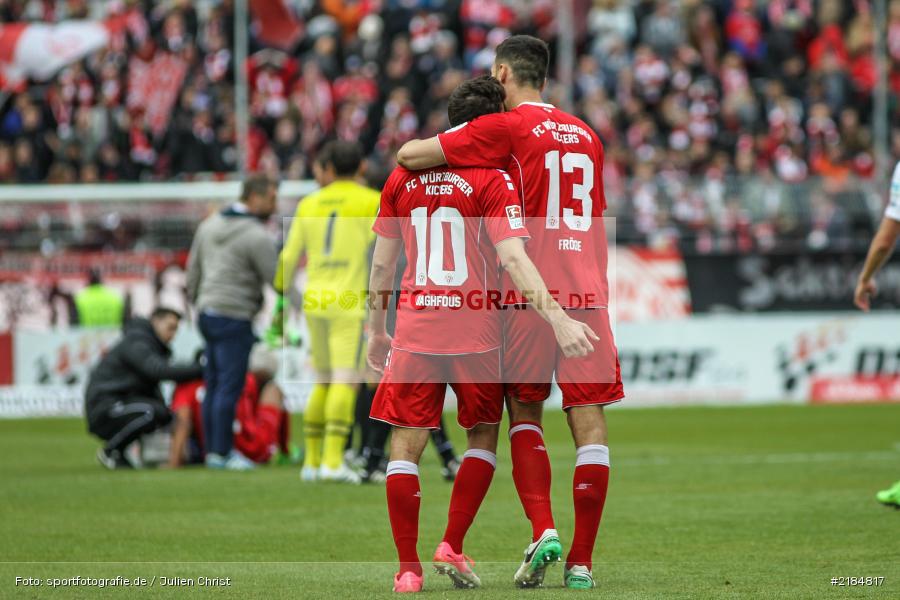 Nejmeddin Daghfous, Lukas Fröde, 23.04.2017, flyeralarm Arena, 2. Bundesliga, 1. FC Nürnberg, FC Würzburger Kickers - Bild-ID: 2184817 Nejmeddin Daghfous, Lukas Fröde, 23.04.2017, flyeralarm Arena, 2. Bundesliga, 1. FC Nürnberg, FC Würzburger Kickers - Bild-ID: 2184817
