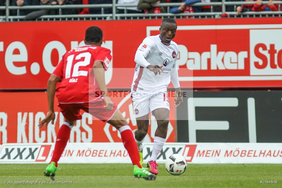 Júnior Díaz, Constant Djakpa, 23.04.2017, flyeralarm Arena, 2. Bundesliga, 1. FC Nürnberg, FC Würzburger Kickers - Bild-ID: 2184818 Júnior Díaz, Constant Djakpa, 23.04.2017, flyeralarm Arena, 2. Bundesliga, 1. FC Nürnberg, FC Würzburger Kickers - Bild-ID: 2184818