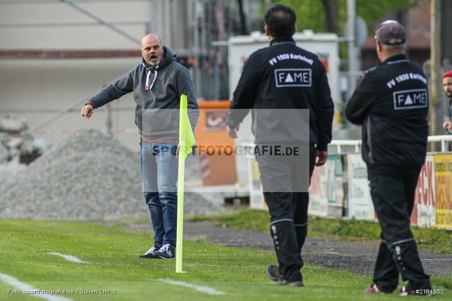 Tamer Yigit, Frank Zyzik, 26.04.2017, Bezirksliga Unterfranken, TSV Neuhütten-Wiesthal, FV Karlstadt - Bild-ID: 2184852