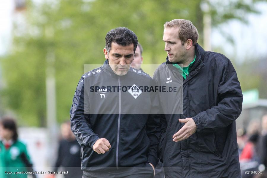 Christoph Keller, Tamer Yigit, 26.04.2017, Bezirksliga Unterfranken, TSV Neuhütten-Wiesthal, FV Karlstadt - Bild-ID: 2184860