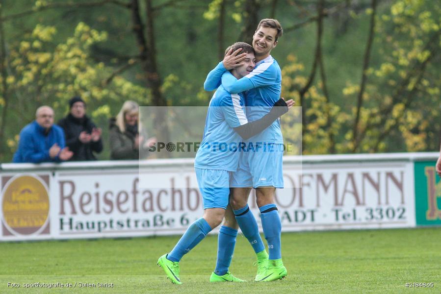 Markus Mjalov, Michael Winkler, 26.04.2017, Bezirksliga Unterfranken, TSV Neuhütten-Wiesthal, FV Karlstadt - Bild-ID: 2184865