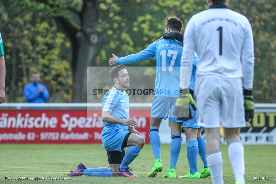 Abdurrahman Marangoz, 26.04.2017, Bezirksliga Unterfranken, TSV Neuhütten-Wiesthal, FV Karlstadt - Bild-ID: 2184867
