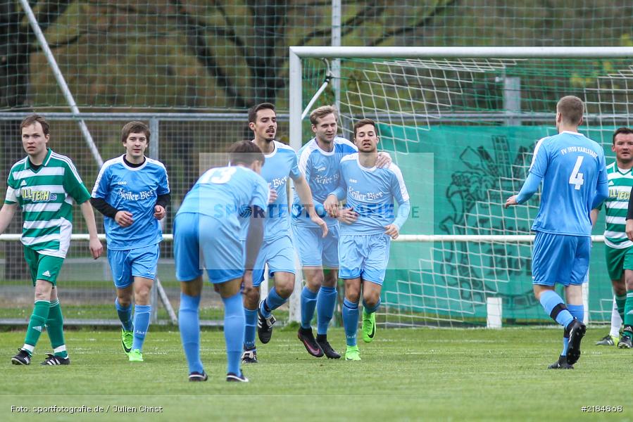 Felix Strohmenger, Michael Winkler, 26.04.2017, Bezirksliga Unterfranken, TSV Neuhütten-Wiesthal, FV Karlstadt - Bild-ID: 2184868