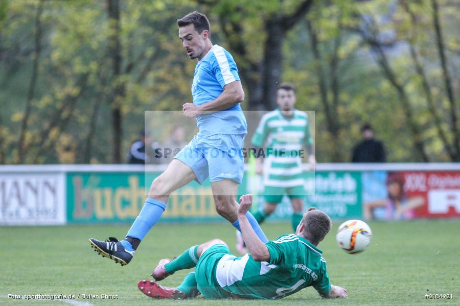 Dominik Lambrecht, Marco Kunkel, 26.04.2017, Bezirksliga Unterfranken, TSV Neuhütten-Wiesthal, FV Karlstadt - Bild-ID: 2184921