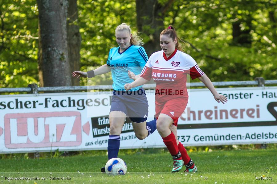 Sophia Schön, Theresa Lehofer, 13.05.2017, Bezirksliga Frauen, FC Karsbach 2, SpVgg Adelsberg - Bild-ID: 2184973