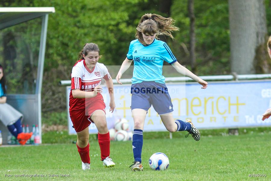 Antonia Weidner, Katharina Schmitt, 13.05.2017, Bezirksliga Frauen, FC Karsbach 2, SpVgg Adelsberg - Bild-ID: 2185000