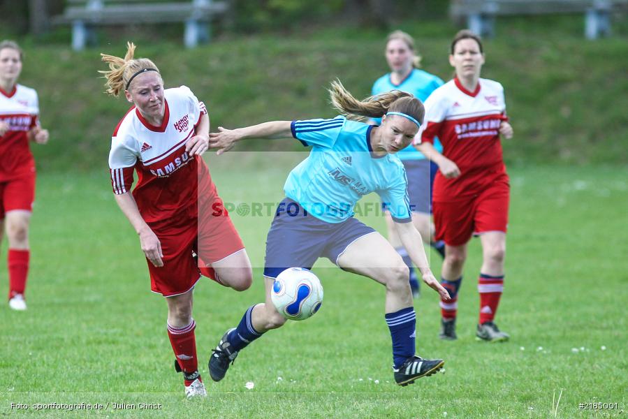 Eva Ditterich, Yvonne Hemmerich, 13.05.2017, Bezirksliga Frauen, FC Karsbach 2, SpVgg Adelsberg - Bild-ID: 2185001