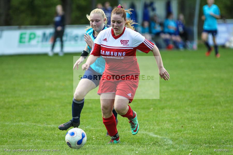 Sophia Schön, Theresa Lehofer, 13.05.2017, Bezirksliga Frauen, FC Karsbach 2, SpVgg Adelsberg - Bild-ID: 2185002