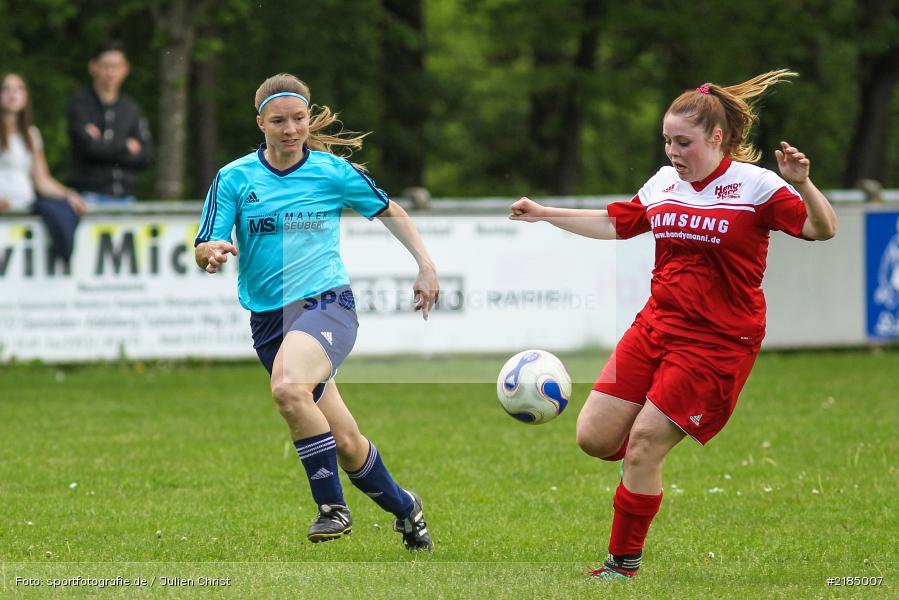 Yvonne Hemmerich, Theresa Lehofer, 13.05.2017, Bezirksliga Frauen, FC Karsbach 2, SpVgg Adelsberg - Bild-ID: 2185007