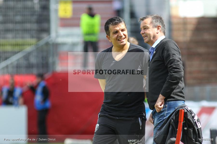 Otmar Schork, Kenan Kocak, 14.05.2017, 2. Bundesliga, SV Sandhausen, FC Würzburger Kickers - Bild-ID: 2185088
