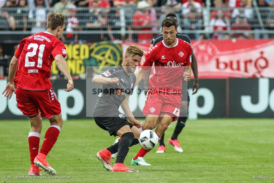 Lucas Höler, 14.05.2017, 2. Bundesliga, SV Sandhausen, FC Würzburger Kickers - Bild-ID: 2185107