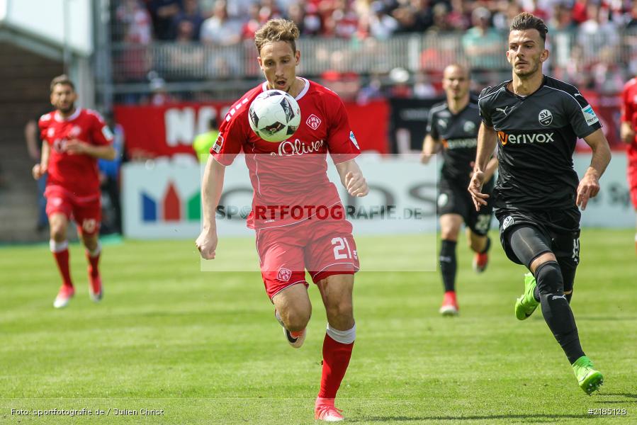 Tobias Schröck, 14.05.2017, 2. Bundesliga, SV Sandhausen, FC Würzburger Kickers - Bild-ID: 2185128