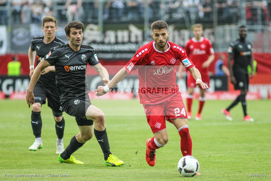 Valdet Rama, Markus Karl, 14.05.2017, 2. Bundesliga, SV Sandhausen, FC Würzburger Kickers - Bild-ID: 2185130