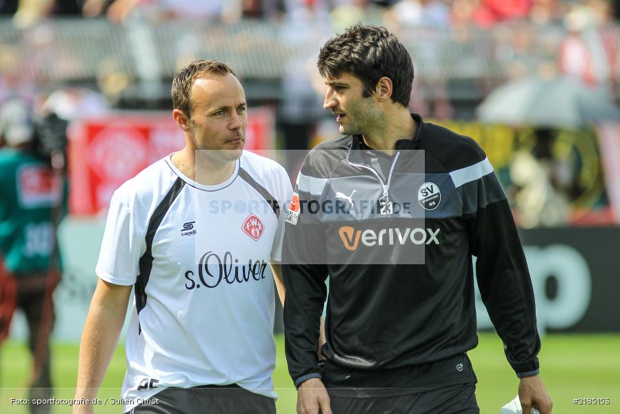 Markus Karl, Peter Endres, 14.05.2017, 2. Bundesliga, SV Sandhausen, FC Würzburger Kickers - Bild-ID: 2185153 Markus Karl, Peter Endres, 14.05.2017, 2. Bundesliga, SV Sandhausen, FC Würzburger Kickers - Bild-ID: 2185153