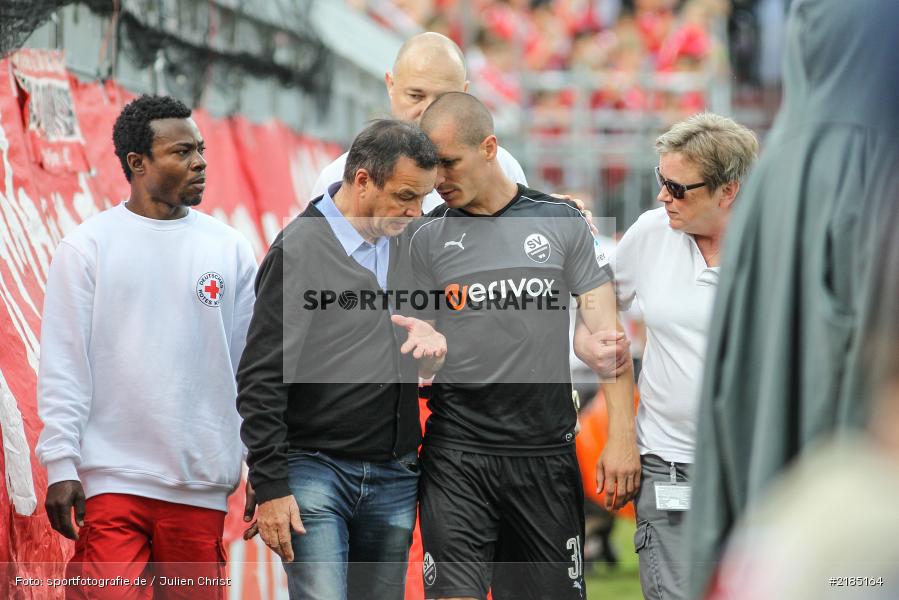 Stefan Kulovits, Otmar Schork, 14.05.2017, 2. Bundesliga, SV Sandhausen, FC Würzburger Kickers - Bild-ID: 2185164