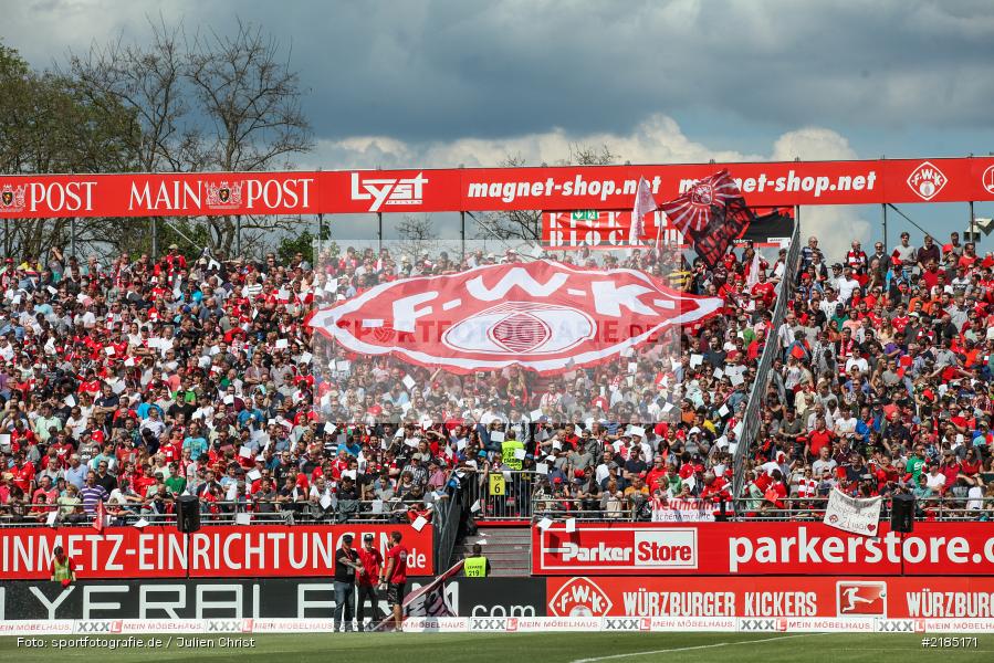FWK Transparent, 14.05.2017, 2. Bundesliga, SV Sandhausen, FC Würzburger Kickers - Bild-ID: 2185171